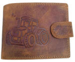Roberto Valódi bőr férfi pénztárca traktoros mintával RFID védelemmel (na-643-traktor)