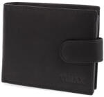BELLUGIO Vimax valódi bőr férfi pénztárca fekete színben (en-am-07-032-black)