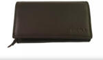 Plazabox Női pénztárca valódi bőr barna rfid sok kártyatartóval díszdobozban (fm-2008-brown)
