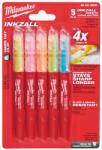 Milwaukee Set markere de evidențiere INKZALL - color 5 BUC (48223206)