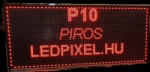  Piros Beltéri led fényújság , futófény 357x37 cm