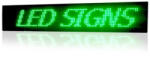  Zöld kültéri led fényújság , futófény 197x101 cm