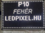  Fehér kültéri led fényújság , futófény 133x85 cm