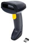 Equip Kézi Vonalkód olvasó - 351024 (2D, lézeres, állvánnyal, vezeték nélküli, fekete) (351024) - firstshop