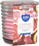 BISPOL Ароматна свещ Bispol Aura - Citrus Breeze, 130 g (snw80-1-454)