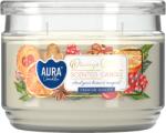 BISPOL Ароматна свещ Bispol Aura - Orange Cookies, 280 g (snp106-450)