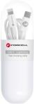 Forcell C291 kábel Type C Lightning 27W TUBE 1 m fehér