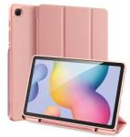 Dux Ducis GP-96996 Tok - Samsung Galaxy Tab S6 Lite 10.4 LTE (SM-P625) 2024, Oldalra Nyíló, Textil, Rozéarany