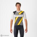 Castelli HERITAGE mez, fekete/fehér/sárga (XL)