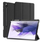 Dux Ducis GP-147070 Tok - Samsung Galaxy Tab S9 Plus LTE (SM-X816), Oldalra Nyíló, Textil, Fekete