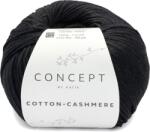 Katia Cotton Cashmere 89 Black Kötőfonal (CC 89)