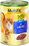MultiFit macska konzerv zselé adult lazac 6x400g