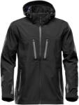 STORMTECH Férfi Patrol Soft Shell kabát 4XL fekete|szürke
