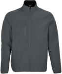 SOL'S Férfi Falcon Soft Shell kabát 2XL barna|szürke
