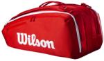 Wilson Super Tour Red 15PK 2025 Táska teniszütőhöz
