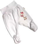  Babastar pamut pocaknadrág (80) Fehér Zsiráf Lány - babyshopkaposvar