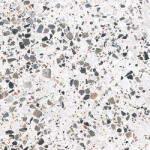 KAI Gresie tip ciment, Terrazzo Veneto White 6539, 60x60 cm, rectificata, alb, mix, finisaj mat (3800745653915)