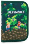KARTON P+P Premium Light Playworld egyrekeszes tolltartó fiúknak, felszerelés nélkül, Minecraft gamer - Oxybag