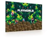 KARTON P+P Premium Light Playworld íróasztal alátét fiúknak, Minecraft gamer - Oxybag
