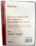 Optima Dosar de prezentare personalizabil cu 100 folii, A4, negru, OPTIMA (OP-515010005)