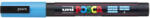 uni Dekormarker 0, 9-1, 3mm, Uni Posca PC-3M világoskék (2UPC3MVK) - iroszer24