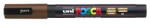 uni Dekormarker 0, 9-1, 3mm, Uni Posca PC-3M barna (2UPC3MB) - iroszer24