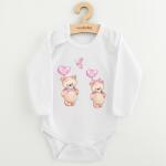 NEW BABY Body pentru copii cu imprimeu New Baby Love Bears, mărime 56 (0-3luni)