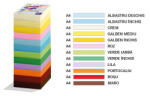 ECADA Carton color A4 Ecada, 160g/mp, 250 coli, Albastru inchis (36160AI)