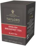 Taylors of Harrogate Ceai Negru English Breakfast, 20 pliculete ambalate individual, 50 gr