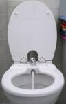 Toilette Nett bidé / bidével kombinált WC-ülőke bidé funkcióval, poliészter-műgyanta kivitel, sima tetővel, fehér színű, 120S típus