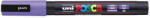 uni Dekormarker 0, 9-1, 3mm, Uni Posca PC-3M halványlila - delfinbuvar