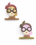  Brosa Fashionista - Roz deschis (AD312.04)