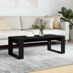 vidaXL fekete szerelt fa dohányzóasztal 102 x 50 x 35 cm (823359)