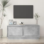 vidaXL betonszürke szerelt fa dohányzóasztal 102x50x44 cm (819880)