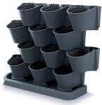 Prosperplast Cascade Garden talpas függőkert - antracit (IO2W600S-S433)