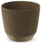 Prosperplast Ryfo Eco Wood virágcserép, 17 cm - kávé (DRF170W-4625W)