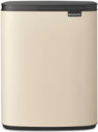 Brabantia Bo Waste Bin szemetes felnyitható fedéllel, fali/álló - világos bézs 12L (234125)