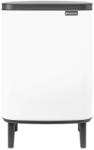 Brabantia Bo Waste Bin Hi szemetes felnyitható fedéllel, lábakkal - fehér 12L (227240)
