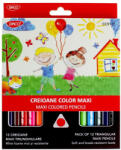 Daco Creioane colorate maxi triunghiulare DACO CC512T, 12 culori (CC512T)