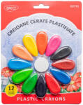 Daco Creioane colorate plastifiate DACO CC713, 12 culori (CC713)