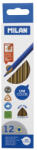 MILAN Set 12 creioane colorate unicolor Milan Maro 0722317012 (0722317012)