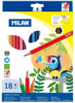 MILAN Creioane colorate hexagonale MILAN 07221118, 18 culori (07221118)