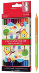 Daco Set 12 creioane colorate bicolor DACO CC312B, 24 culori (CC312B)
