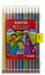 FATIH Creioane colorate in cutie plastic FATIH 33285, 12 culori (33285)