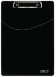 Daco Clipboard simplu A4 din plastic DACO CL12N, Negru (CL12N)