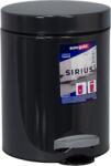 Eurogold SIRIUS 5l 19x24cm antracit szürke pedálos szemetes 801205 ANTHRACITE (801205 ANTHRACITE)