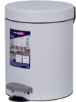 Eurogold SIRIUS 5l 19x24cm fehér pedálos szemetes 801205 WHITE (801205 WHITE)