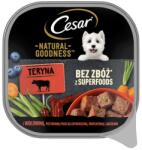 Cesar Natural Goodness Mus tálca 100 g nedves teljes értékű eledel felnőtt kutyáknak marhahússal, garbanzo babtal, sárgarépával és áfonyával