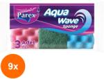Parex Set 9 x 3 Bureti Parex, Aquawave Color (ROC-9xCOR1020605MF)