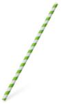 WIMEX Paie de hârtie Spiral verde `JUMBO` Ø8mm x 25cm [100 buc]